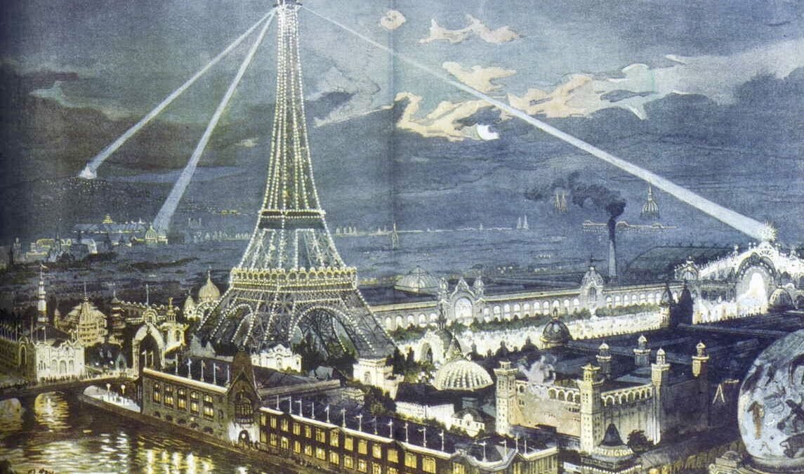 Expo 1900 by night