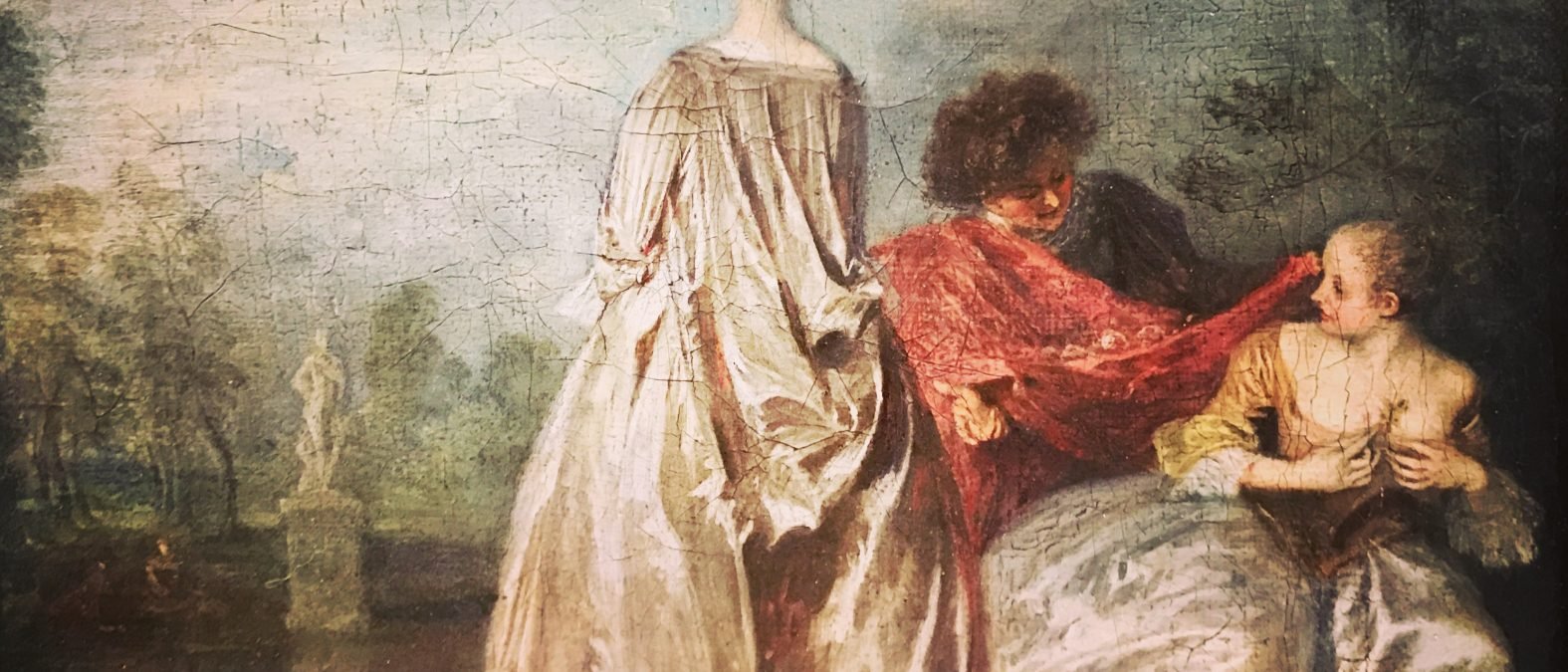 "à plis Watteau"