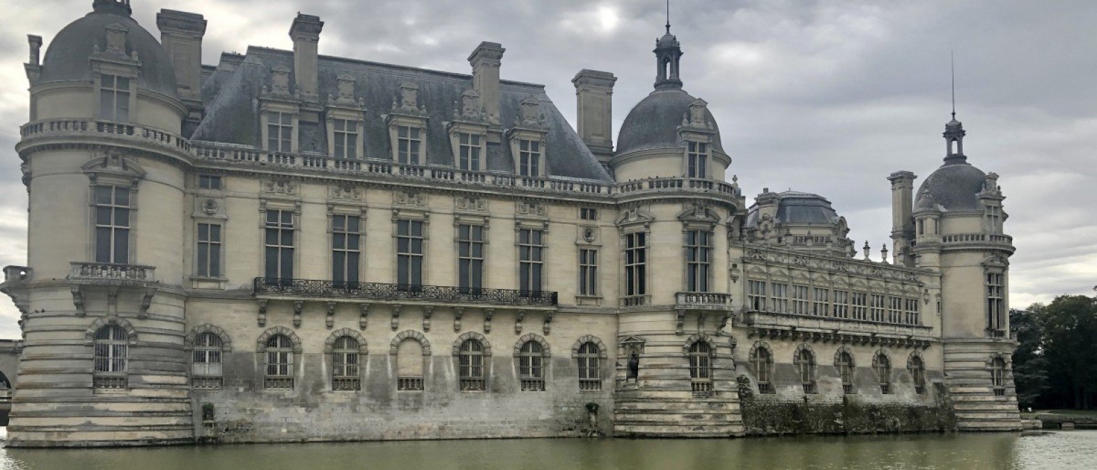Chantilly, facciata settentrionale